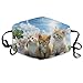 Produktbild SDGSS Mouth Mask,Beautiful Cat Sun Warm Unisex Fashion Warm Anti-Dust Washable Reusable Mouth Mask