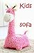 Animal design Baby and Toddler sofa - Pink Giraffe 2016 version