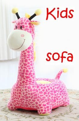 Animal design Baby and Toddler sofa - Pink Giraffe 2016 version