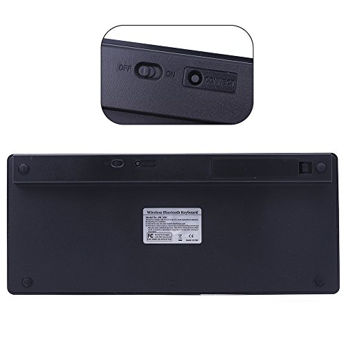 iProtect Bluetooth Wireless Tastatur QWERTZ Keyboard für iOS, Android, Mac und Windows in schwarz - 6