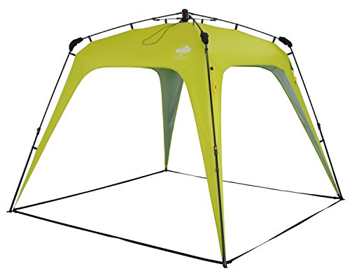 Lumaland Pavillon mit 1 Seitenteil, ca. 250 x 250 x 190 cm, robustes Partyzelt, grün - 2