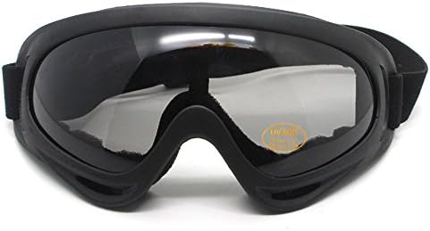 Men and Women UV Protection Windproof Dustproof Outdoor Sports Ski Glasses CS Army Tactical Military Airsoft Goggles Snowmobile Bicycle Motorcycle Basketball Football Safety Glasses Protective Goggles