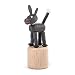 Produktbild Wackeltier Wackelfigur Esel, Figur aus Holz, natur, 8,5 cm, von DREGENO SEIFFEN – Original erzgebirgische Handarbeit, stimmungsvolle Dekoration