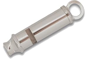 TS TACTICAL STORE Silbato de Metal Modelo Ferroviario de Doble Tono | Silbato de Emergencia Modelo Scout