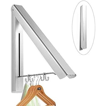 Trayosin Klappbar Wand-Kleiderständer, Kleiderhaken Garderobenhaken ...