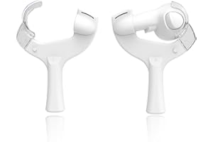 ARVALOLET Poignée de contrôleur Tactile pour Jouer à Onze Tennis de Table Poignées de Raquette de Tennis de Table Accessoires Améliorer l'expérience de Jeu VR pour Meta/Oculus Quest 3