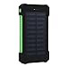 Produktbild 12shage 30000mAh Dual USB Portable Solar Ladegerät Solar Power Bank für Telefon (Grün)