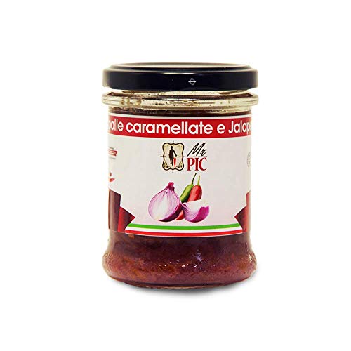 Salsa di Cipolle Caramellate & peperoncino Jalapeño (180 g) - Mr PIC: il Peperoncino Toscano di alta qualità - Carmazzi: la più ampia linea di prodotti piccanti in Italia