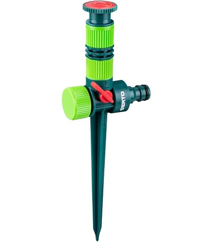 3x Gartensprinkler – 360° Verstellbar, Mit Erdspieß, Für Rasen & Beete
