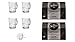 Produktbild Senseo Kaffeepads 2er Pack + 4er Set Gläser mit Henkel 280ml ...