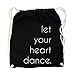 Produktbild Let your heart dance Gym Bag Black