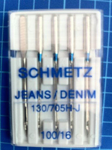 Schmetz Nähmaschinennadeln 130/705 Jeans St.100 - 5Nadeln