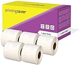 5 Rollen 99014 S0722430 54mm x 101mm Versand-Etiketten kompatibel für Dymo LabelWriter 4XL 450 400 330 320 310 Twin Turbo Duo Seiko SLP 450 400 240 220 200 120 100 Pro Plus (220 Etiketten pro Rolle)