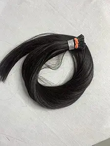 Hairarchy Hair I Tip Real Human Hair Extensions For Women (20 Inch, 25 Strands, Natural Black)