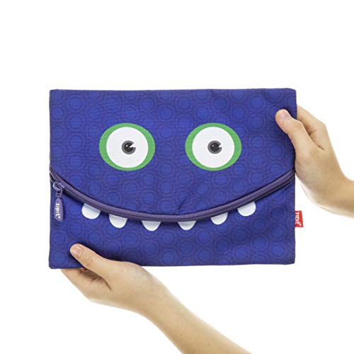 Preisvergleich Produktbild ZIPIT Googly Smile Jumbo Federmäppchen, Indigoblau