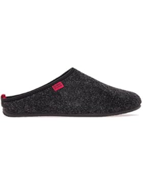 Andres Machado Dynamic - Unisex-Hausschuh Aus Feinfilz mit Anatomischer Sohle - Made in Spain .EU 41 bis 47