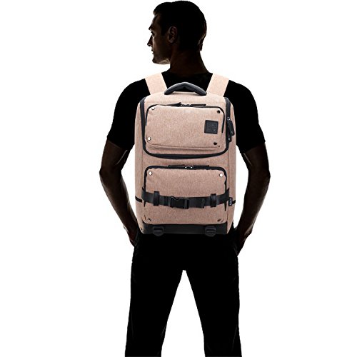 FANDARE Rucksäcke Laptop Freizeit Wanderrucksäcke 17“ Zoll Damen Herren Schulrucksack Schulranzen Reisen Leicht Wasserdicht Nylon - 2