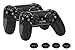 Produktbild Controller Planet 2x PS4 Controller Hülle + 4x Thumbstick Grip-Kappen | Optimierte Passform und bessere Qualität für mehr Spaß beim Spielen