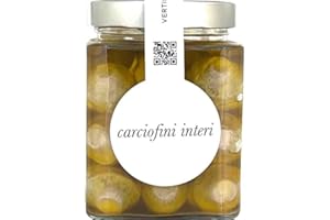 IL TOMOLO Carciofini Interi in Olio Extra Vergine di Oliva - Prodotto Artigianale - Senza Conservanti - 580 grammi