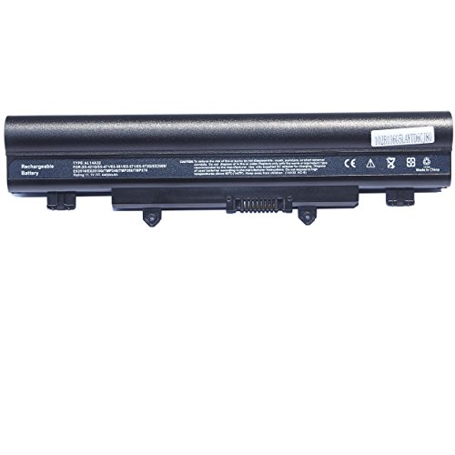 BLESYS – 4400mAh Acer Aspire E5, E5-411, Aspire E14, 15, V3-472, V5-572, Travelmate P246, Extensa 2509, EX2509 Serie Ersatz Laptop Akku für AL14A32, KT.00603.008, 3ICR17 / 65-2 - 2
