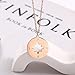 Produktbild Burenqi Edelstahl Kompass Halskette Inspiration Wanderlust College Schmuck Graduierung für Seine seien mutig,Rose Gold