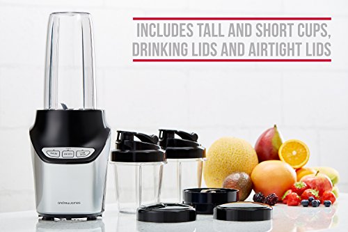 Andrew James Nutri-Fit Blender / Smoothie Maker, 1000 Watts, 10-Teiliges Set - 4