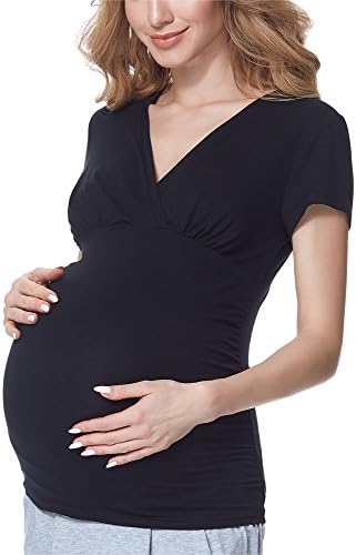 Bellivalini Women's Maternity Shirt with Nursing Function BLV50-123