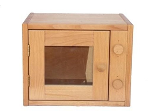 Preisvergleich Produktbild Kinder-Backofen 2029N Holz-Microwelle für Kinderküche Massivholz-Kinderküche
