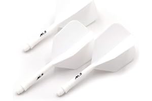 ‎CUESOUL CUESOUL ROST Personalisierte integrierte Dartschäfte und Dart Flights,mehrere Farben und Muster,S/M/L, 3er-Set