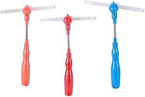 Toyvian Lot de 3 moulins à vent LED clignotants pour enfants