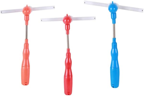 Toyvian Lot de 3 moulins à vent LED clignotants pour enfants