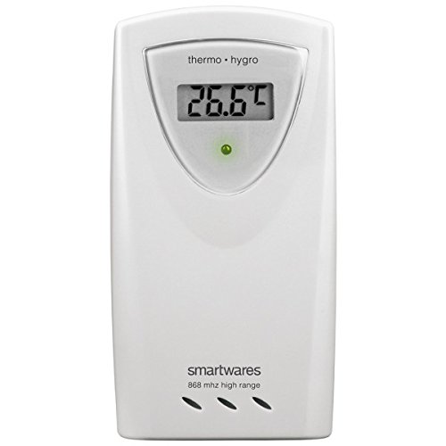 Smartwares kabelose 868 Mhz Wetterstation SHS-54000-EU mit Display und Thermo-/Hygro, Wind- und Regensensor; HomeWizard kompatibel - 5