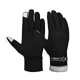 Vbiger Damen Handschuhe Winterhandschuhe Fahrradhandschuhe Damen Touchscreen Han