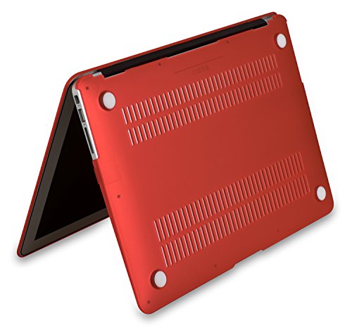 Gecko Macbook Air 13″ Clip On Case – Rot – trendige Farben / perfekter Schutz in der Farbe rot / red geeignet für MacBook Air 13,3″ (Typ A1369/ Typ A1466 2013/2014) - 4