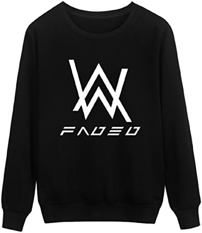 Sweatshirt Long Sleeve For Men and Women DJ Music Black Colour Cosplay (Size L)