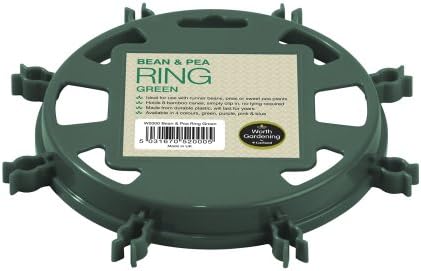 W2000 Garland Bean and Pea Ring Green Plastic Holds Garden Canes Together