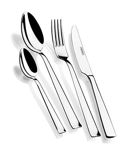 Monix Mallorca - Set di Posate, 24 Pezzi, in Acciaio Inox 18/C.