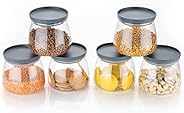 Joie Airtight Container Jar Set For Kitchen - 900ml Set Of 6