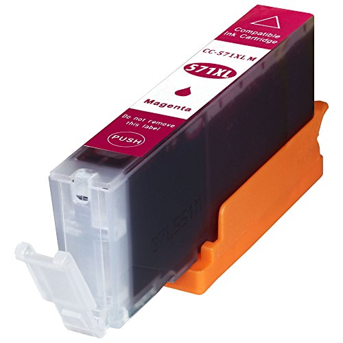 5 Tintenpatronen kompatibel zu Canon PGI-570 CLI-571 XL für Canon Pixma MG5750 MG6850 MG7750 Series – Schwarz 22ml, PGBK Color je 11 ml - 5
