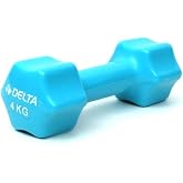 Delta K&ouml;şeli Plastik Dambıl Ağırlık Seti, Mavi, 1 x 4 KG