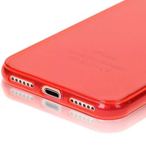 iPhone 8 7 Funda Carcasa de NALIA Protectora Movil Transparente TPU Silicona Ultra-Fina Gel Bumper Goma Cubierta Cobertura Delgado Clear Cover Phone Case para Telefono Apple IP 7 8 - Rojo reviews iPhone 8 7 Funda Carcasa de NALIA Protectora Movil Transparente TPU Silicona Ultra-Fina Gel Bumper Goma Cubierta Cobertura Delgado Clear Cover Phone Case para Telefono Apple IP 7 8 - Rojo