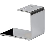 Stahl-Möbelkufe Möbelfuss zum Anschrauben | Tragkraft 200 kg | Metall