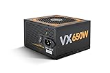 Certificado 80 PLUS Bronze Nox Urano VX 650W Bronze - NXURVX650BZ - Fuente de Alimentación (650 W), Color Negro