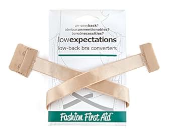 Low Expectations: Low Back Bra Converters, beige, extra