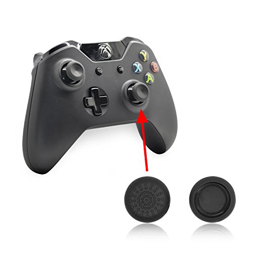 Preisvergleich Produktbild iProtect 6 Silikon Aufsätze für Controller der Microsoft Xbox One in Schwarz