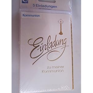 Einladungskarten Kommunion