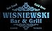Produktbild u48783-b WISNIEWSKI Family Name Bar & Grill Home Decor Neon Light Sign Barlicht Neonlicht Lichtwerbung
