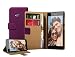 Produktbild Membrane - Lila Brieftasche Klapptasche Hülle Microsoft Lumia 535 - Wallet Case Cover Schutzhülle
