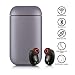 Produktbild Drahtlose Kopfhörer Bluetooth Earbuds Mini Bluetooth Ohrstück Rauschen Abbruch Kopfhörer Mit Mic Und Ladefall (Kann Auch Als Power Bank Verwendet Werden) Für Iphone Und Android-Smartphones,Gray