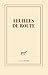 Carnet «Feuilles de ...